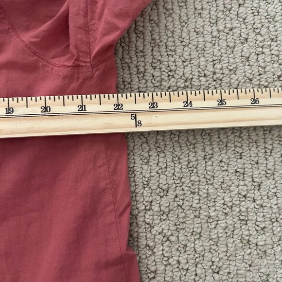 GRAYSON The Changemaker Shirt Dress Button Down Tiered Collar Boho SZ8-10 Pink - Picture 9 of 10